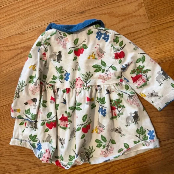 Baby Boden strawberry farm dress - Picture 2 of 2